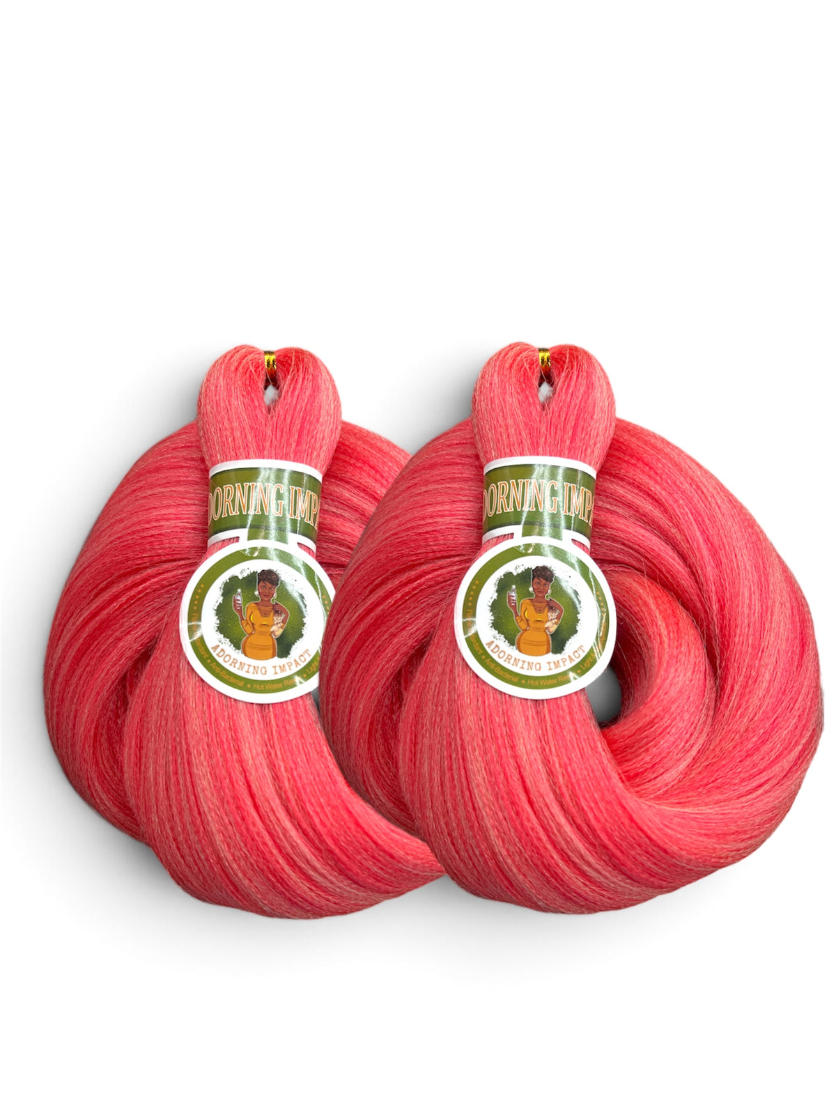 Strawberry ( Pre-Stretched, Custom Blend Braiding Extensions )