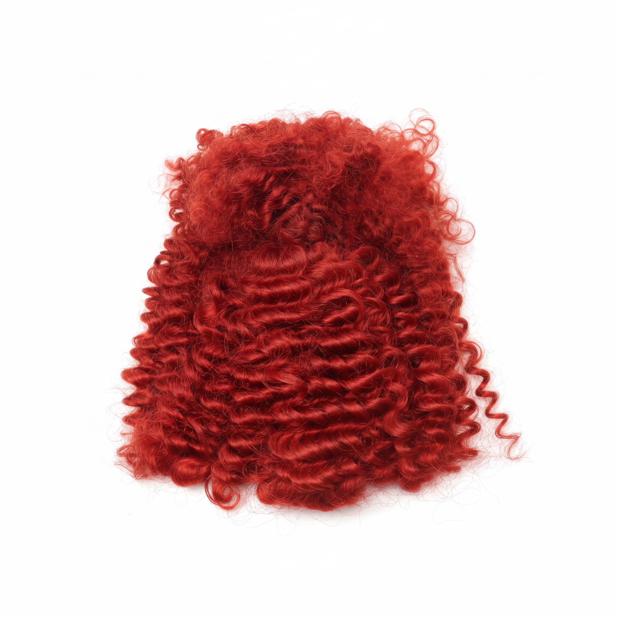 Red Kinky Hair