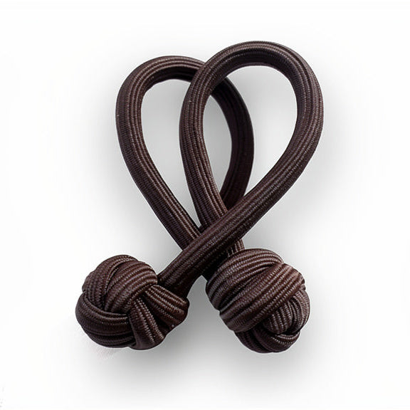 Cocoa Knotted Hair Tie