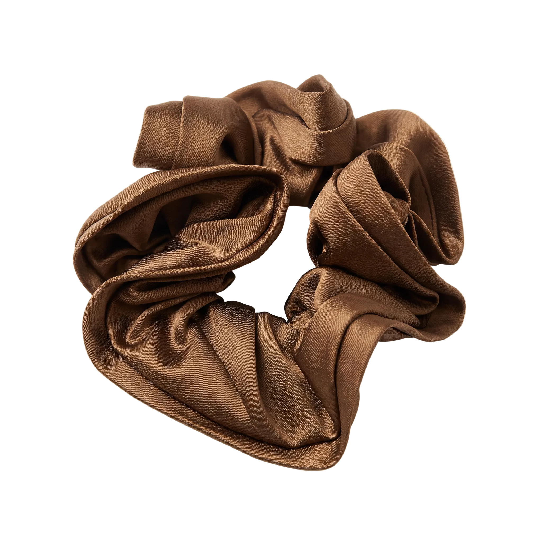 Brownie Silk Jumbo Scrunchie