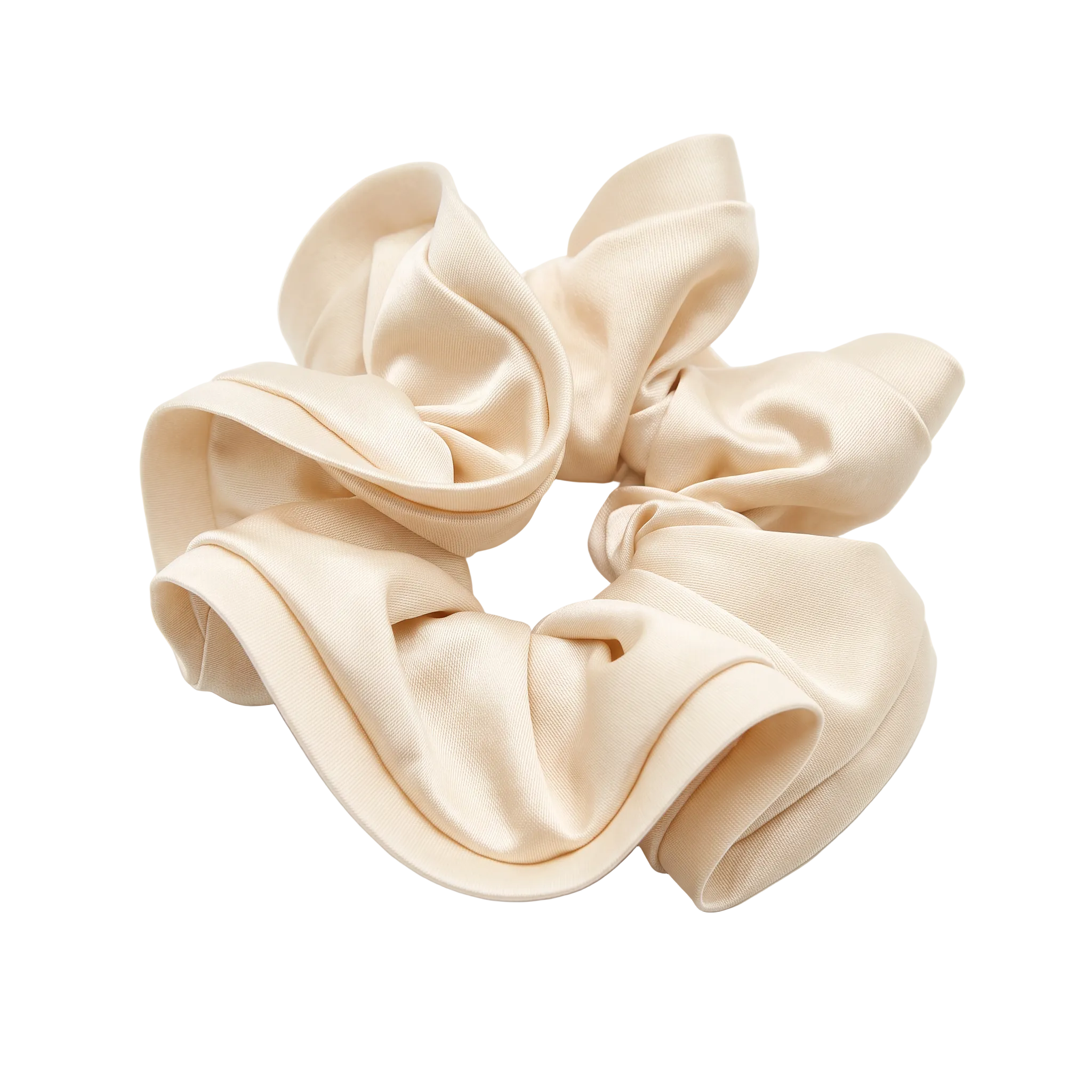 Pearl Silk Jumbo Scrunchie